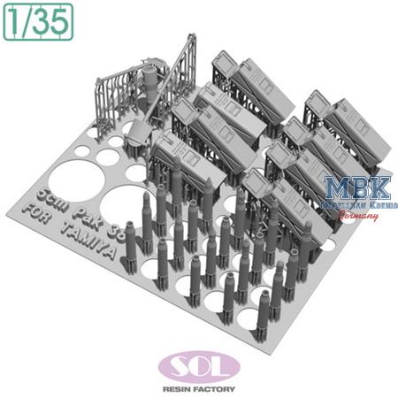 Detail up Set for 5cm Anti-tank gun Pak38 - 1:35