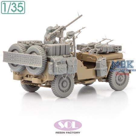 WWII Brit. SAS 1/4 Ton 4x4 Patrol Car Conv. 1:35