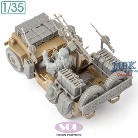 WWII Brit. SAS 1/4 Ton 4x4 Patrol Car Conv. 1:35