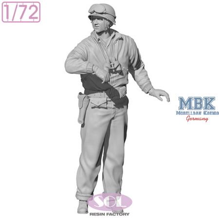 WWII U.S. Army M8 Crew (3D-print) (1:72)