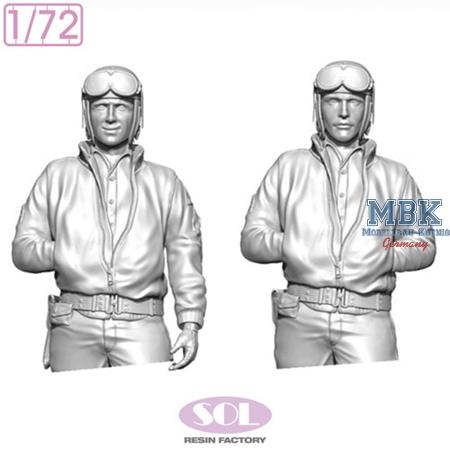 WWII U.S. Army M4A3E8 Crew (1:72)