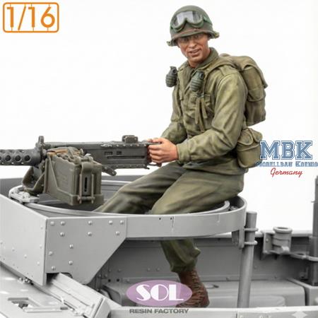 U.S. Army Gunner & M2 cal.50 for M3A1 1:16