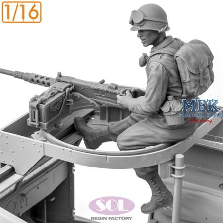 U.S. Army Gunner & M2 cal.50 for M3A1 1:16