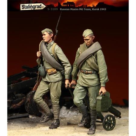 Russian Maxim MG Team Kursk 1943