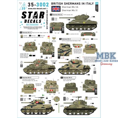 British Sherman in Italy