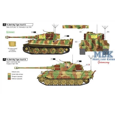 Befehlspanzer # 7 - Tiger I & II of W-SS
