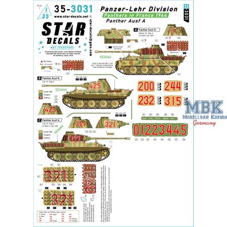 Panzer-Lehr Division - Panther in France 1944