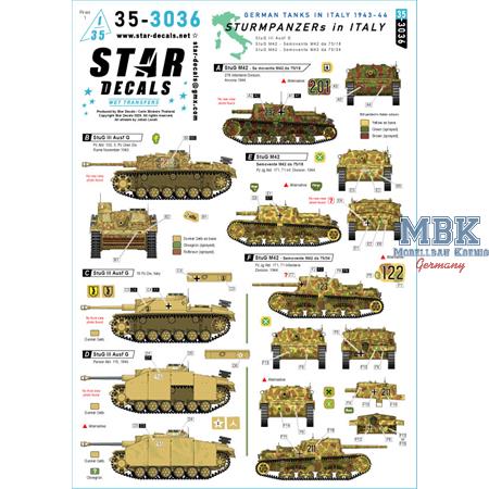 Sturmpanzer in Italy - German tanks 1943 - 44