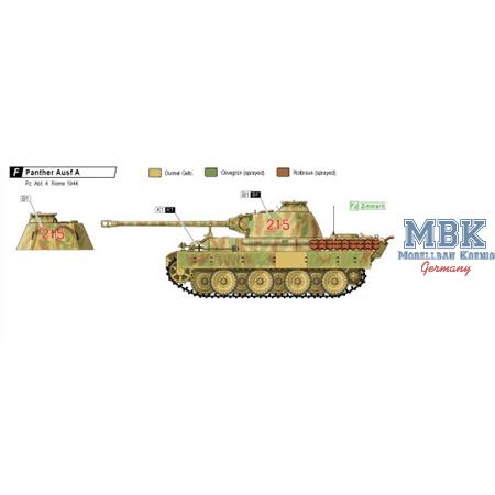 Panther A and G in Italy 1943 - 44