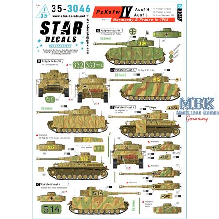 PzKpfw IV Ausf H + J - Normandy & France 1944 #1