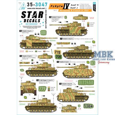 PzKpfw IV Ausf H + J - Normandy & France 1944 #2