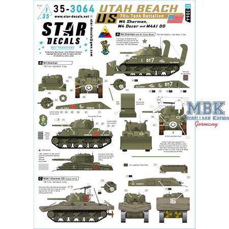 US 70th Tank Battalion - Utah-Beach