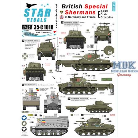 British Special Shermans