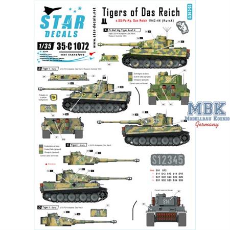 Tigers of Das Reich. s.SS-Pz-Kp Das Reich.