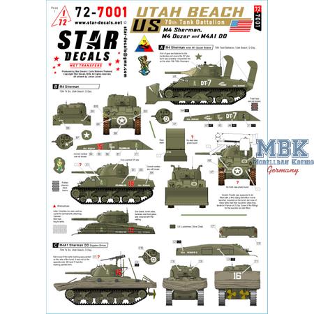US 70th Tank Battalion - Utah-Beach