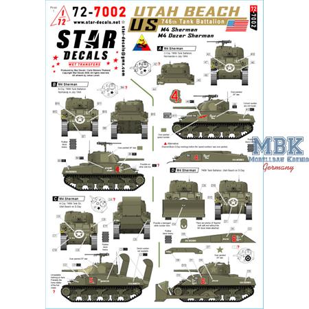 US 746th Tank Battalion - Utah-Beach