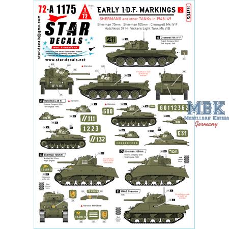 Early IDF markings # 2 - Tanks