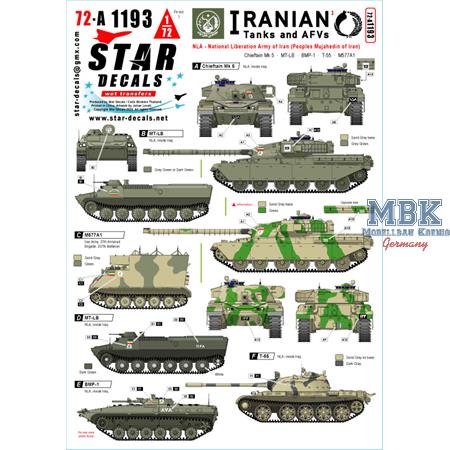 Iranian Tanks and AFVs # 3 - NLA / Mujahedin