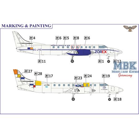 SA-226TS Regional airliner