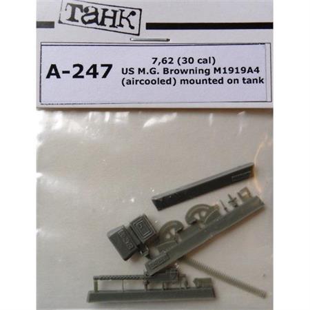 7,62 (.30cal) M1919A4 (aircooled) tank mounted