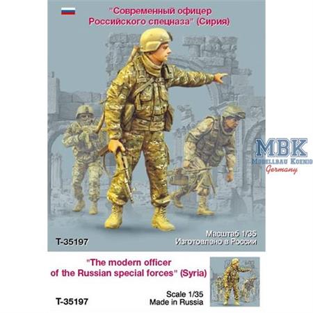 Modern Officer of the Russian special forces Syria