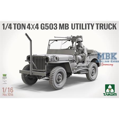 ¼-ton 4×4 truck  1:16