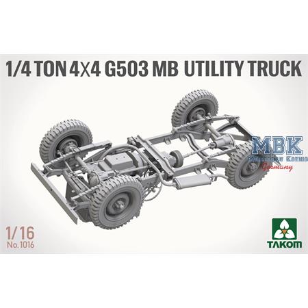 ¼-ton 4×4 truck (1:16)