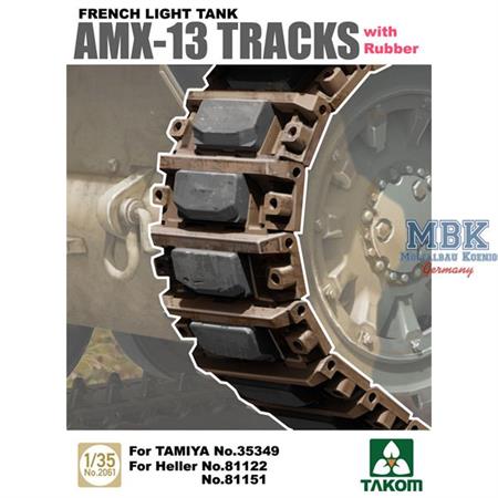 AMX-13 Tracks with rubber