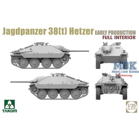 Jagdpanzer 38(t) Hetzer EARLY w/ Full Interior