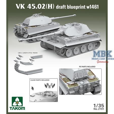 VK 45.02 (H) draft blueprint w1461