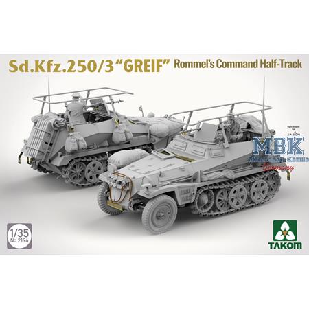 Sd.Kfz. 250 BIG BOX 2 kits & 1:16 Rommel figure