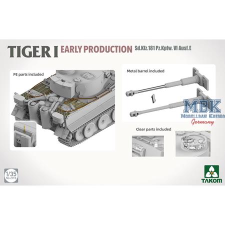 TIGER I early production Pz.Kpfw.VI Ausf. E