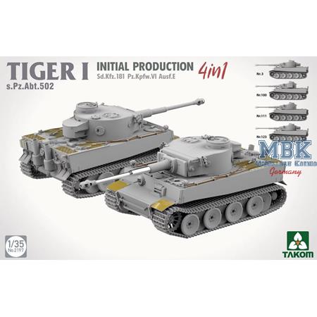 Tiger I Initial Production 4 in 1 s.Pz.Abt. 502