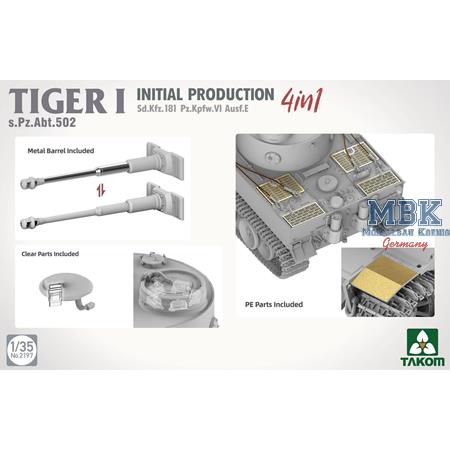 Tiger I Initial Production 4 in 1 s.Pz.Abt. 502