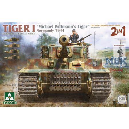 TIGER I BIG BOX 2 kits & 1:16 M. Wittmann figure