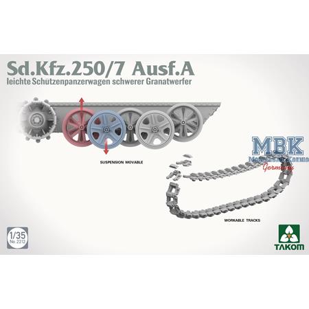Sd.Kfz.250/7 Ausf.A Ie.Schützenpanzerwagen Granatw