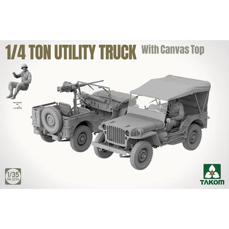 1/4 ton Utility Truck (Jeep) with canvas top