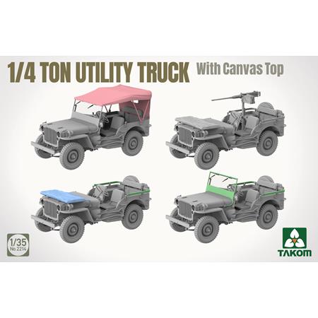 1/4 ton Utility Truck (Jeep) with canvas top