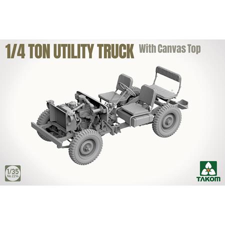 1/4 ton Utility Truck (Jeep) with canvas top
