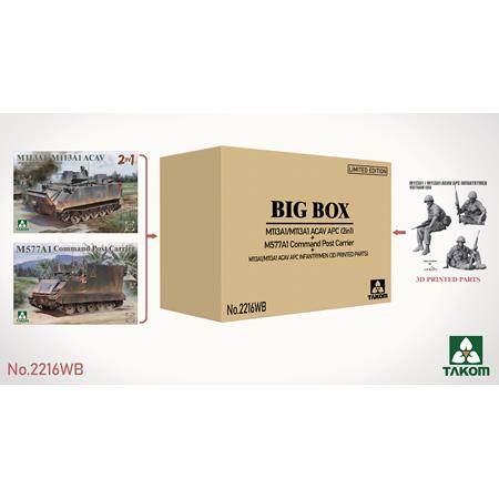 M113A1/M113A1 ACAV + M577A1 + Infantrymen- BIG BOX