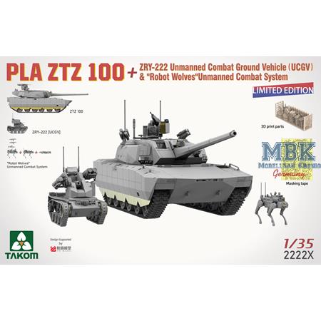 PLA ZTZ 100 + ZRY-222 + Robot Wolves - Ltd. Ed.