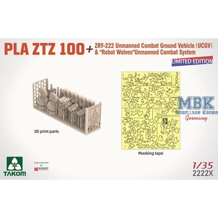 PLA ZTZ 100 + ZRY-222 + Robot Wolves - Ltd. Ed.