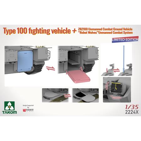 Type 100 FV & ZRZ100 UGCV & Robot Wolves