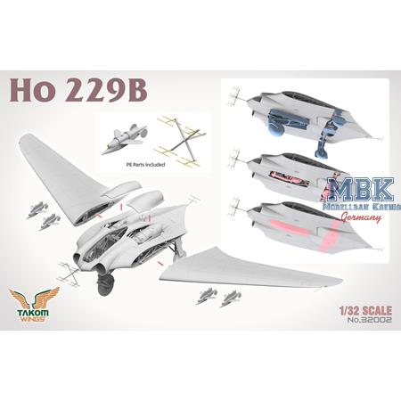 Ho 229 BOX 2 Ho229A+Ho229B+1/16Ho229 Pilot-Limited