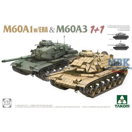 2 kits Combo M60A1 w/ERA & M60A3 (1+1)