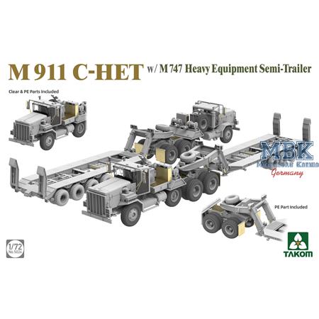 M911 C-HET w/M747 Heavy Equipment Semi-Trailer