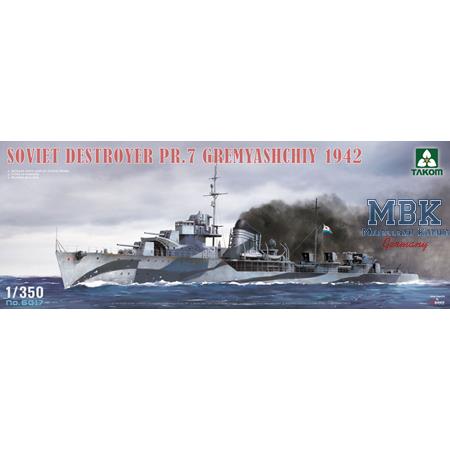 Soviet destroyer PR.7 Gremyashchiy 1942  1:350