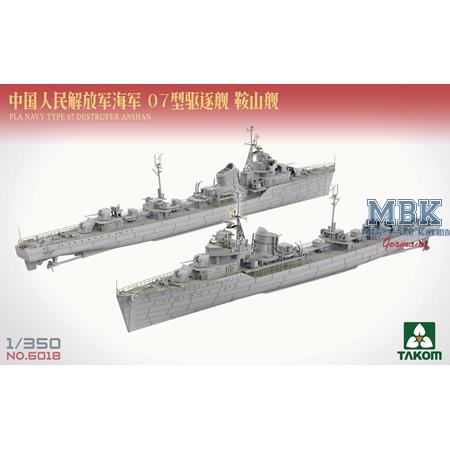 PLA Navy Type 07 Destroyer Anshan  1:350