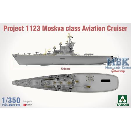 Project1123 Moscva class Aviation Cruiser 1:350
