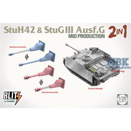 StuH42&StuG III Ausf.G Mid Prodution 2 in 1